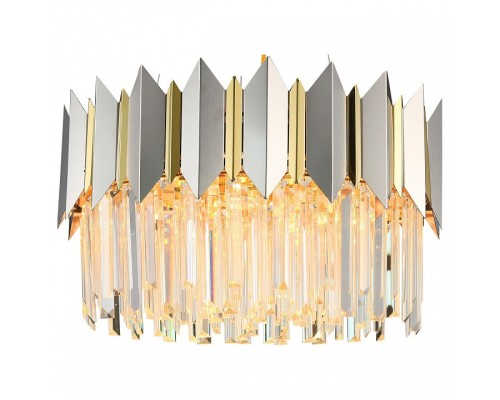 Подвесной светильник Natali Kovaltseva Queen QUEEN 79006/8C BRASS SILVER