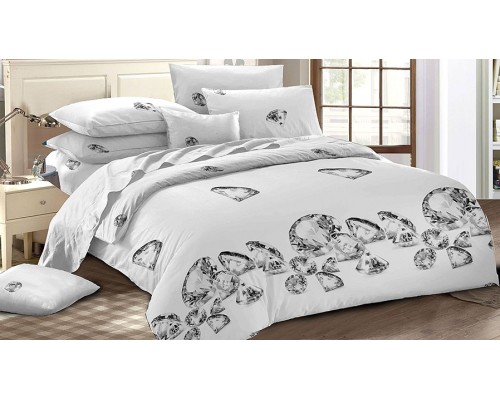 Постельное белье полутораспальное Мако-сатин Adamant
