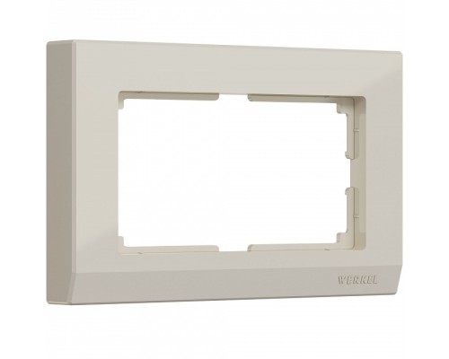 Рамка для двойной розетки Werkel слоновая кость WL04-Frame-01-DBL-ivory (слоновая кость)