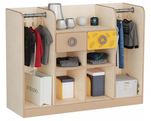 Стеллаж комбинированный Маша и Медведь Happy Days