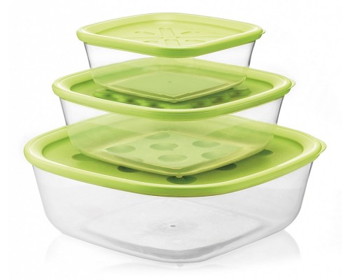 Набор из 3 контейнеров (2.95 л) Forme Casa 21885284