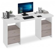 Стол письменный Домино Lite СКЛ-Прям160Р+2ТЯЛ