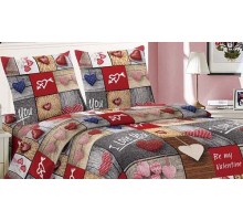 Постельное белье евростандарт Мако-сатин Beloved