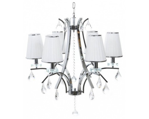 Подвесная люстра LUMINA DECO Glamour LDP 66247-6 WT+CHR