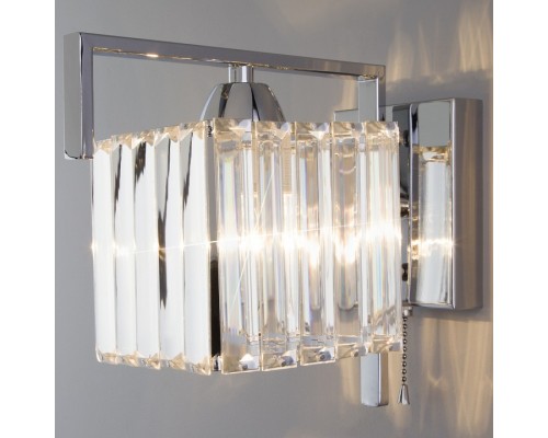 Бра Eurosvet April 10117/1 хром/прозрачный хрусталь Strotskis