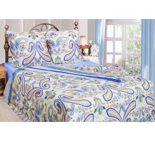 Постельное белье полутораспальное Индиго