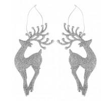 Набор из 2 елочных игрушек Олени 858-154