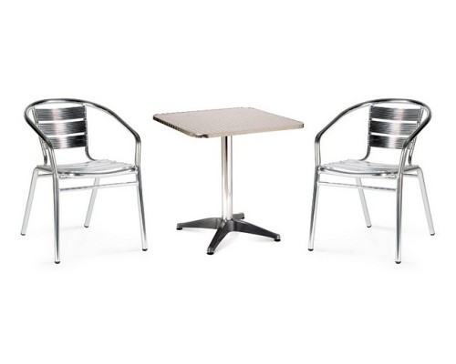 Набор уличный  LFT-3059/T3125-60x60 Silver 2Pcs