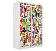 Шкаф-купе Экспресс Фото дуо 1017 1200x600x2400