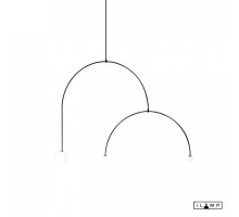 Подвесной светильник iLamp North 8628P/3 BK-WH