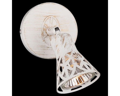 Спот Eurosvet Alaska 20027/1 белый с золотом