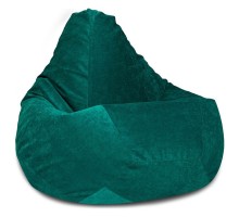 Кресло-мешок Изумрудный Микровельвет XL