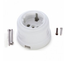 Корпус для розетки с заземлением Sun Lumen Керамика 058-988