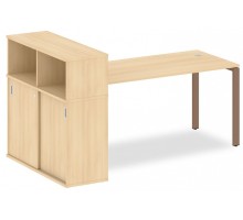 Стол письменный Metal System БП.РС-СШК-3.4 Т