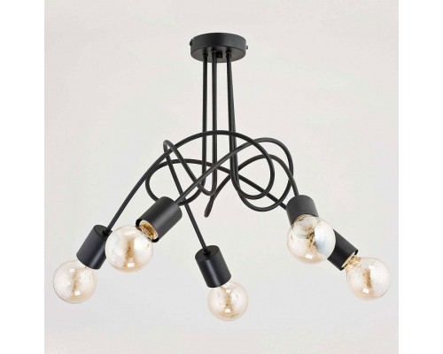 Люстра на штанге Alfa Tango Black 23175