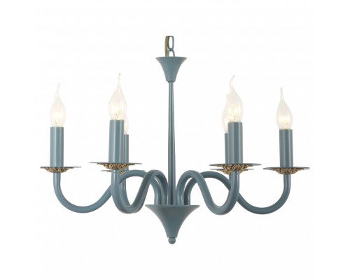 Подвесная люстра Arti Lampadari Pontone Pontone E 1.1.6 BLUE