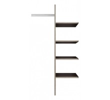 Панель с полками для шкафа Малькольм SZF 2D2S