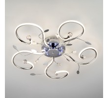 Потолочная люстра Eurosvet Curl 90129/5 хром 64W