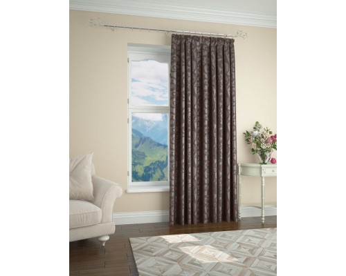 Портьера (210x260 cм) 1 шт. Узоры