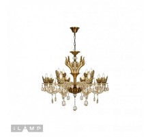 Подвесная люстра iLamp Asia 61078-8+4 BR