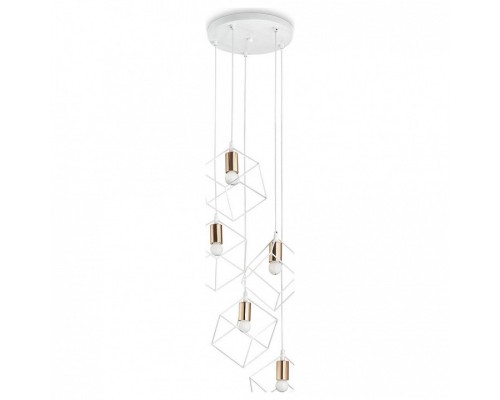 Подвесной светильник Ideal Lux Ice ICE SP5 BIANCO