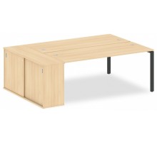 Стол письменный Metal System БП.РС-СШК-1.5 Т