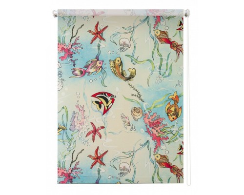 Штора рулонная (40x175 см) Аквариум