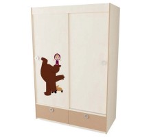 Шкаф-купе Маша и Медведь Happy Days