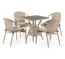 Набор уличный  T706/Y480C-W85 Latte (4+1)