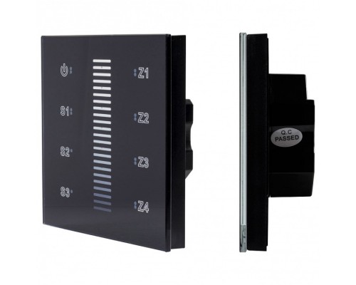 Панель-диммера сенсорная встраиваемая Arlight SR-2300 SR-2300TS-IN Black (DALI, DIM)