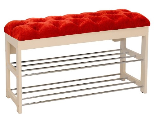 Банкетка-стеллаж для обуви Грейс