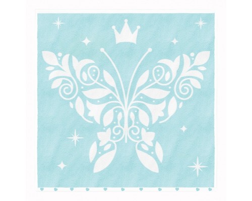 Полотенце детское (100x100 см) Бабочка