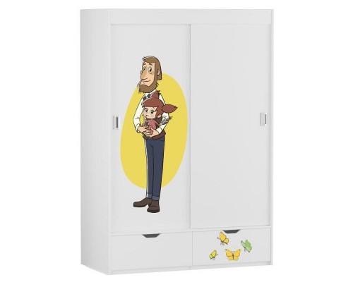 Шкаф-купе Простоквашино Скандинавик