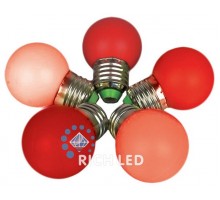 Лампа светодиодная G45 E27 220В 2Вт NONEK RL-B-E27-G45-2W-R