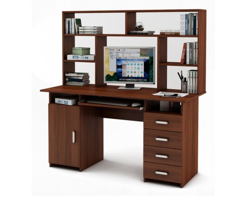 Стол компьютерный Лайт-7К СН