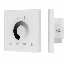 Панель-диммера сенсорная встраиваемая Arlight Intelligent ZW-118-DIM-4Z-IN (100-240V, 4 зоны)