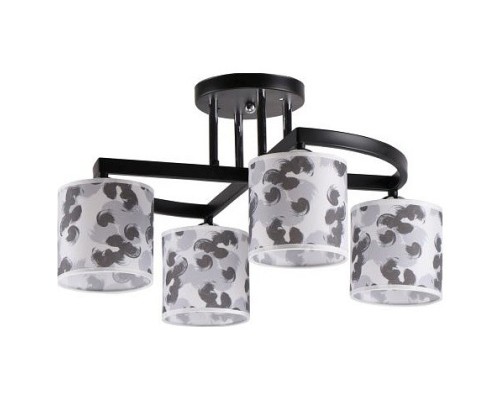 Потолочная люстра Imex 51536 MD.51536-4-S BK+CH