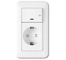 Розетка с заземлением Imex 1023 WST 1023L WH