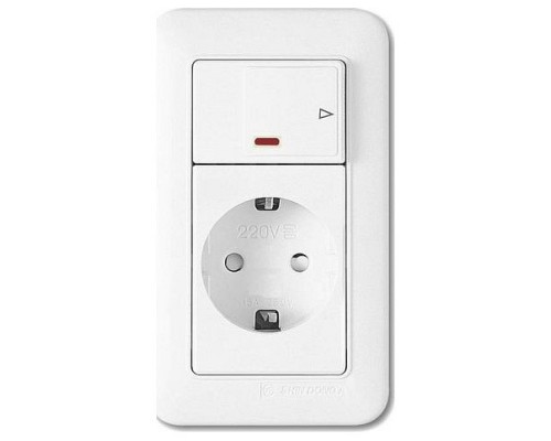 Розетка с заземлением Imex 1023 WST 1023L WH