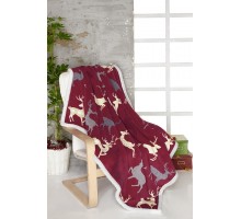 Плед (130x160 см) Crimson