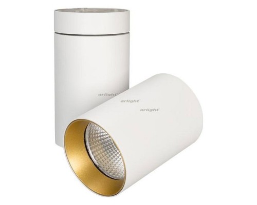 Светильник на штанге Arlight SP-POLO-SURFACE-TURN-R85-15W Day4000 (WH-GD, 40 deg) 027565