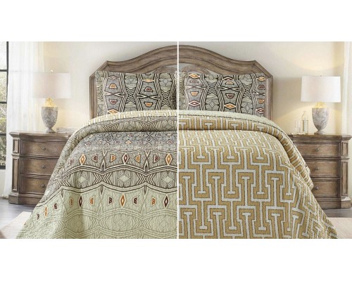 Покрывало с наволочками евростандарт Cler