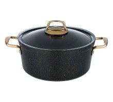 Кастрюля (3.5 л) Agness Премиум Черное золото 936-213