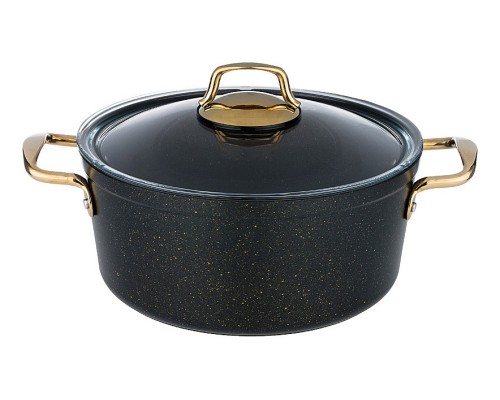Кастрюля (3.5 л) Agness Премиум Черное золото 936-213