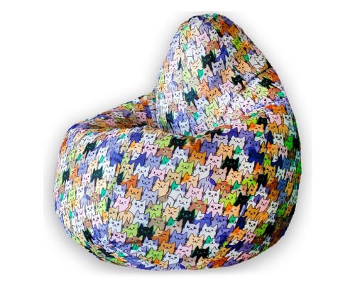 Кресло-мешок Котята Оксфорд 3XL 150*110 см