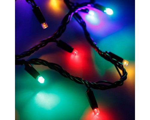 Гирлянда нить [10 м] String ARD-STRING-PRO-10000-BLACK-100LED-LIVE RGB (230V, 7W)