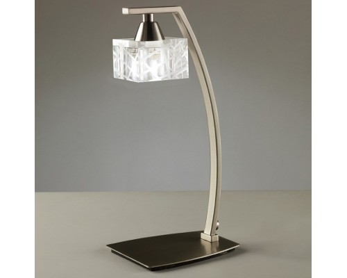 Настольная лампа декоративная Mantra Zen Satin Nickel 1447