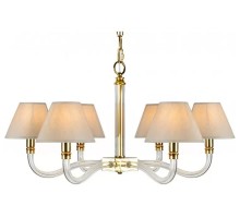 Подвесная люстра iLamp Amber YT2043-6 GD+Cear