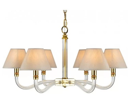 Подвесная люстра iLamp Amber YT2043-6 GD+Cear