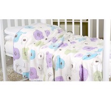 Плед (100x118 см) Разноцветные кошки